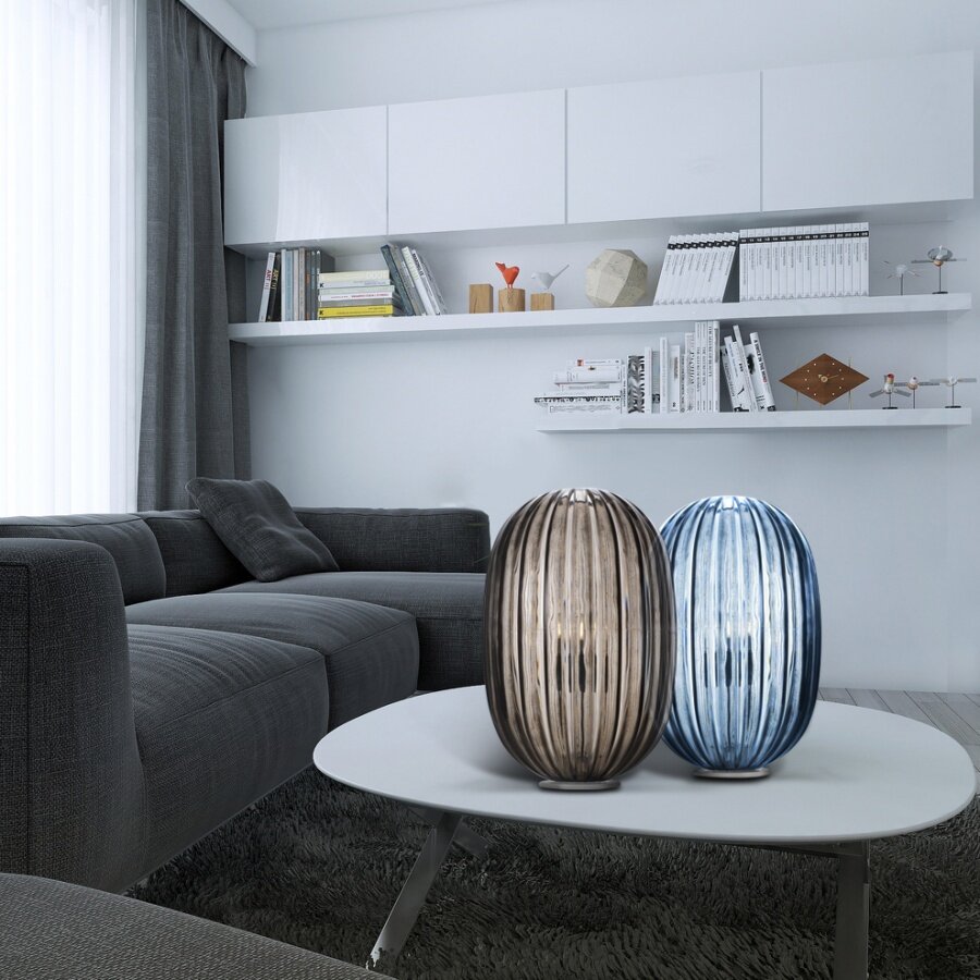 Plass media table lamp